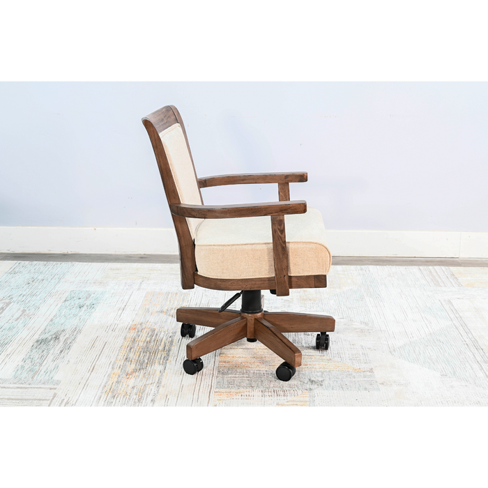 Sunny Designs Game Chair with Casters Buckskin - Bed & Sofa Hub