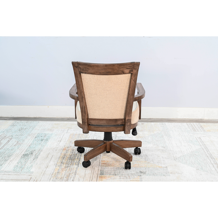 Sunny Designs Game Chair with Casters Buckskin - Bed & Sofa Hub