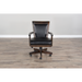 Sunny Designs Game Chair with Casters, Cushion Seat & Back Tobacco Leaf - Bed & Sofa Hub