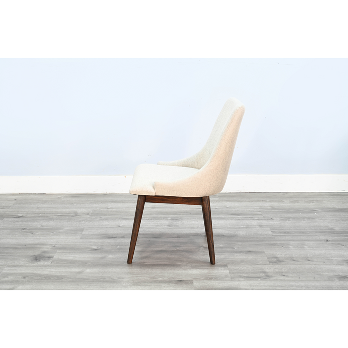 Sunny Designs Upholstered Cushion Seat Dining Chair Walnut - Bed & Sofa Hub