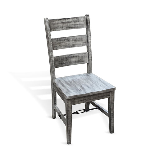 Sunny Designs Alpine Ladderback Chair with Turnbuckle, Wood Seat - Bed & Sofa Hub