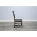 Sunny Designs Black Sand Ladderback Chair with Turnbuckle, Wood Seat Black Sand - Bed & Sofa Hub