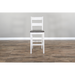 Sunny Designs Solid Wood Ladderback Barstool, Wood Seat European Cottage - Bed & Sofa Hub
