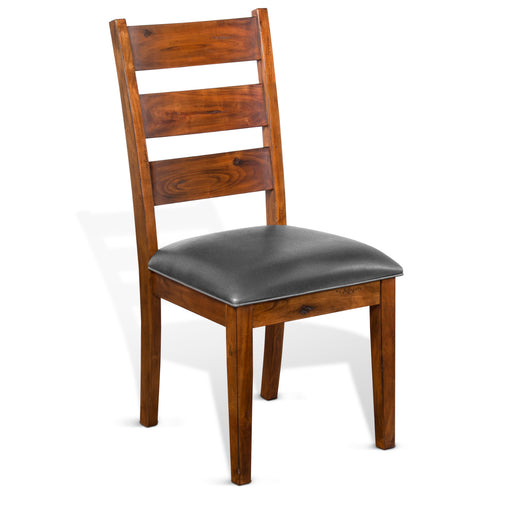 Sunny Designs Tuscany Ladderback Chair, NEW-Cushion Seat  Vintage Mocha - Bed & Sofa Hub