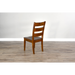 Sunny Designs Tuscany Ladderback Chair with Wood Seat Vintage Mocha - Bed & Sofa Hub