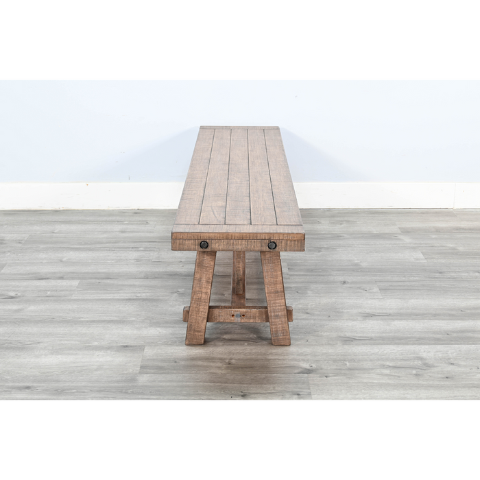 Sunny Designs Bench, Wood Seat Desert Rock - Bed & Sofa Hub