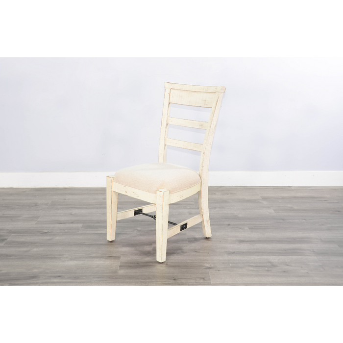 Sunny Designs White Sand Side Chair, Cushion Seat White Sand - Bed & Sofa Hub