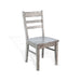Sunny Designs Ladderback Chair, Wood Seat Alpine Grey - Bed & Sofa Hub