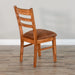 Sunny Designs Sedona Ladderback Chair, Cushion Seat Rustic oak - Bed & Sofa Hub