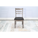 Sunny Designs Ladderback Chair, Wood Seat Tobacco Leaf and Alpine Grey - Bed & Sofa Hub