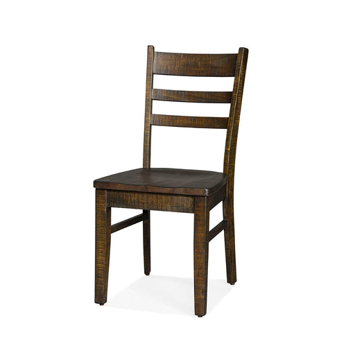 Sunny Designs Ladderback Chair, Wood Seat Tobacco Leaf - Bed & Sofa Hub