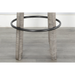 Sunny Designs Bar Swivel Stool, Cushion Seat Alpine Grey - Bed & Sofa Hub