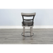 Sunny Designs Counter Swivel Barstool, Cushion Seat Alpine Grey - Bed & Sofa Hub