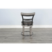 Sunny Designs Counter Swivel Barstool, Cushion Seat Alpine Grey - Bed & Sofa Hub