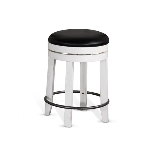 Sunny Designs Counter Swivel Stool, Cushion Seat European Cottage - Bed & Sofa Hub