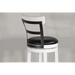 Sunny Designs Counter Barstool with Back & Swivel, Cushion Seat European Cottage - Bed & Sofa Hub