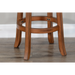 Sunny Designs Counter Swivel Stool, Cushion Seat Rustic oak - Bed & Sofa Hub