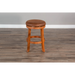 Sunny Designs Counter Swivel Stool, Cushion Seat Rustic oak - Bed & Sofa Hub