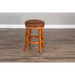 Sunny Designs Counter Swivel Stool, Cushion Seat Rustic oak - Bed & Sofa Hub
