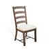 Sunny Designs Yellowstone Ladderback Chair, Cushion Seat Buckskin - Bed & Sofa Hub