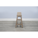 Sunny Designs Beach Pebble Counter Bench, Wood Seat Beach Pebble - Bed & Sofa Hub
