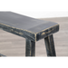 Sunny Designs Black Sand 30'H Bench, Wood Seat Black Sand - Bed & Sofa Hub