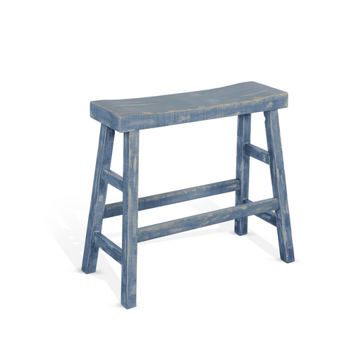 Sunny Designs Ocean Blue 30'H Bench, Wood Seat Ocean Blue - Bed & Sofa Hub