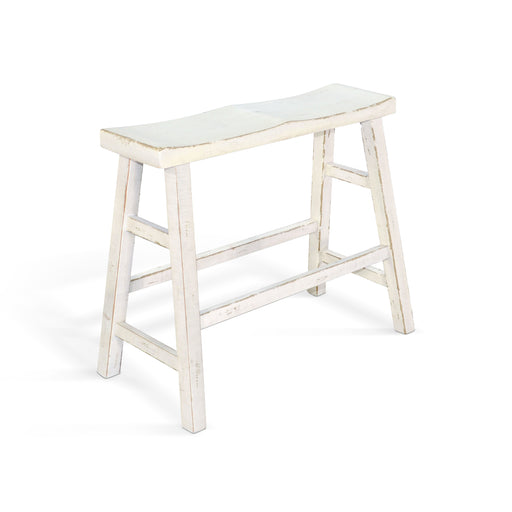 Sunny Designs 30'H Wood Bench White Sand - Bed & Sofa Hub