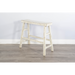 Sunny Designs 30'H Wood Bench White Sand - Bed & Sofa Hub