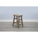 Sunny Designs Beach Pebble Counter Saddle Seat Stool, Wood Seat Beach Pebble - Bed & Sofa Hub