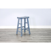 Sunny Designs Ocean Blue Bar Saddle Seat Stool, Wood Seat Ocean Blue - Bed & Sofa Hub