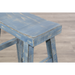 Sunny Designs Ocean Blue Bar Saddle Seat Stool, Wood Seat Ocean Blue - Bed & Sofa Hub