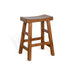 Sunny Designs Counter Saddle Seat Stool, Wood Seat Rustic oak - Bed & Sofa Hub