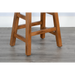 Sunny Designs Counter Saddle Seat Stool, Wood Seat Rustic oak - Bed & Sofa Hub