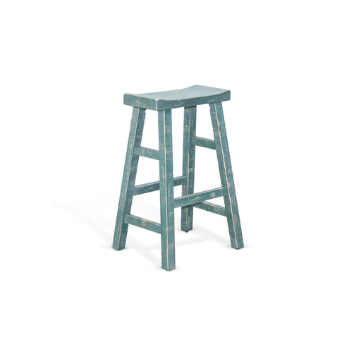 Sunny Designs Sea Grass Bar Saddle Seat Stool, Wood Seat Sea Grass - Bed & Sofa Hub