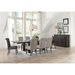 Coaster Phelps 7-piece Rectangular Dining Table Room Set Distressed Noir - Bed & Sofa Hub