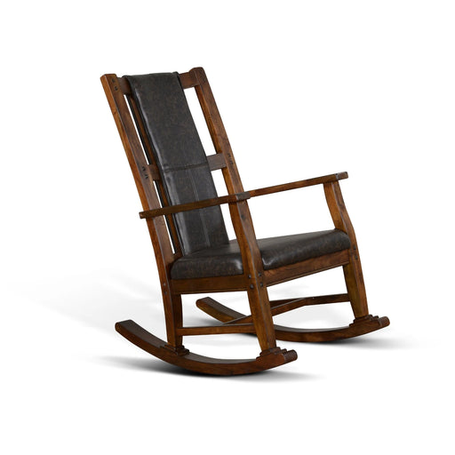Sunny Designs Savannah Rocker, Cushion Seat & Back Antique Charcoal - Bed & Sofa Hub