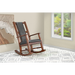 Sunny Designs Savannah Rocker, Cushion Seat & Back Antique Charcoal - Bed & Sofa Hub