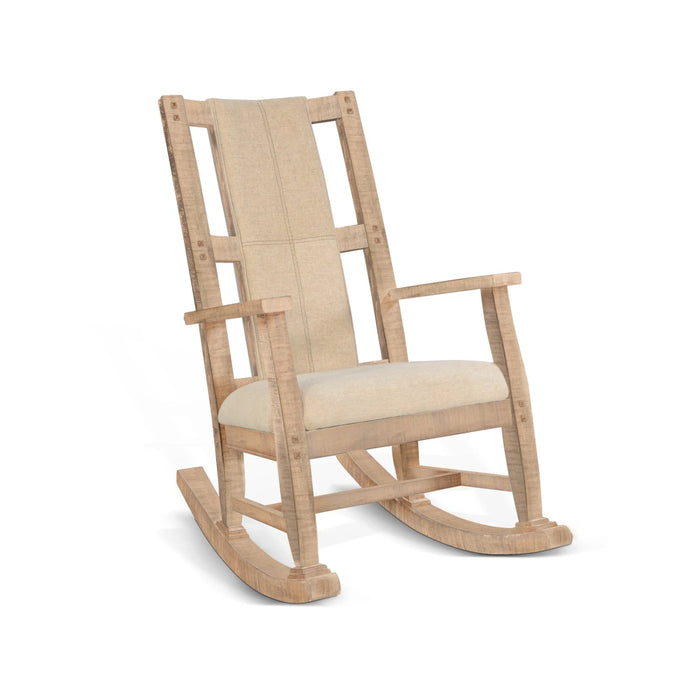 Sunny Designs Cushioned Rocking Chair Beach Pebble - Bed & Sofa Hub