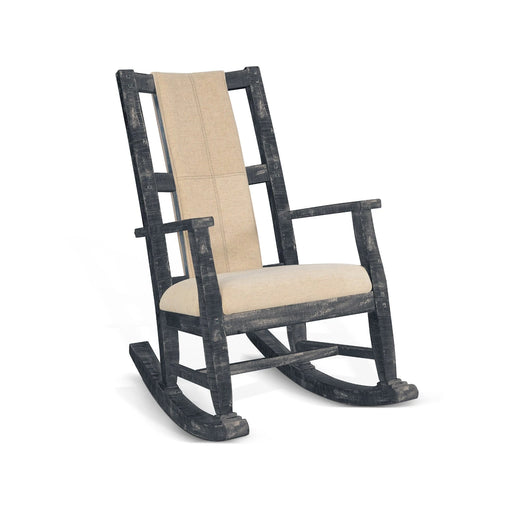 Sunny Designs Black Sand Rocker, Cushion Seat & Back Black Sand - Bed & Sofa Hub