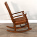 Sunny Designs Santa Fe Rocker, Cushion Seat & Back Dark Chocolate - Bed & Sofa Hub
