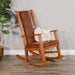 Sunny Designs Sedona Rocker, Cushion Seat & Back Rustic oak - Bed & Sofa Hub