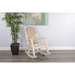 Sunny Designs White Sand Rocker, Cushion Seat & Back White Sand - Bed & Sofa Hub