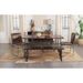Coaster Topeka 6-piece Rectangular Dining Room Table Set Mango Cocoa - Bed & Sofa Hub