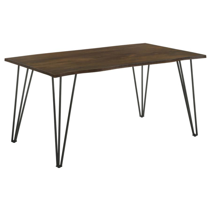 Coaster Topeka 6-piece Rectangular Dining Room Table Set Mango Cocoa - Bed & Sofa Hub