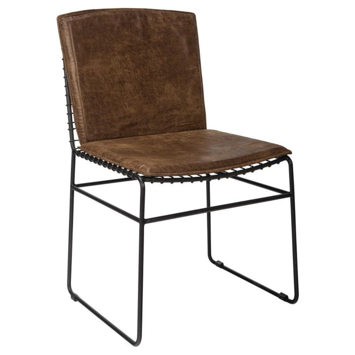 Coaster Topeka 6-piece Rectangular Dining Room Table Set Mango Cocoa - Bed & Sofa Hub