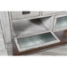 Sunny Designs Homestead Hills Alpine Grey Wood Server Tobacco Leaf and Alpine Grey - Bed & Sofa Hub