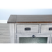 Sunny Designs Homestead Hills Alpine Grey Wood Server Tobacco Leaf and Alpine Grey - Bed & Sofa Hub