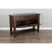 Sunny Designs Homestead 54" Transitional Mahogany Wood Server in Tobacco Leaf - Bed & Sofa Hub