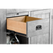 Sunny Designs 80" Traditional Wood Home Bar Alpine Grey - Bed & Sofa Hub